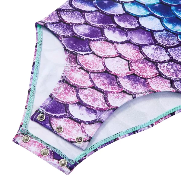 Zando Girls One Piece Bathing Suits Toddler Kids Swimsuits Mermaid Beach Swimwear for Baby Girl 2-8 Years Gifts)
