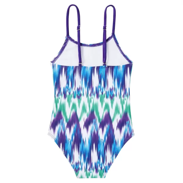Zando Girls One Piece Bathing Suits Toddler Kids Swimsuits Mermaid Beach Swimwear for Baby Girl 2-8 Years Gifts)