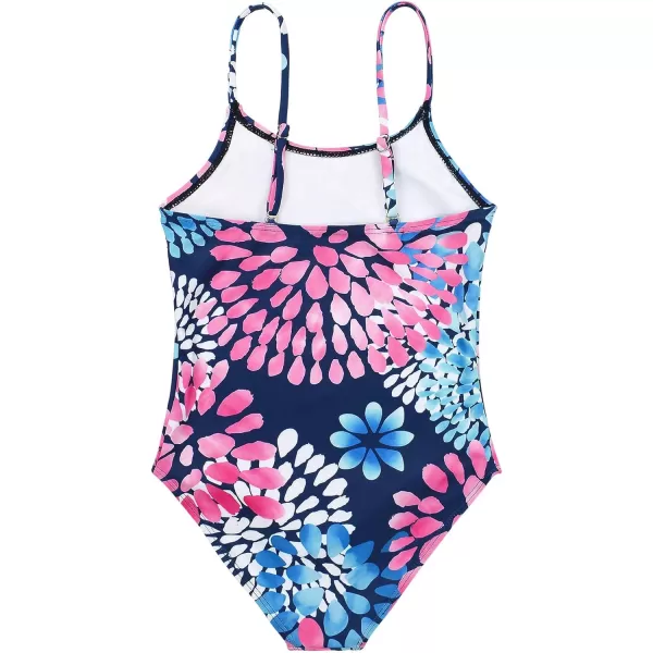 Zando Girls One Piece Bathing Suits Toddler Kids Swimsuits Mermaid Beach Swimwear for Baby Girl 2-8 Years Gifts