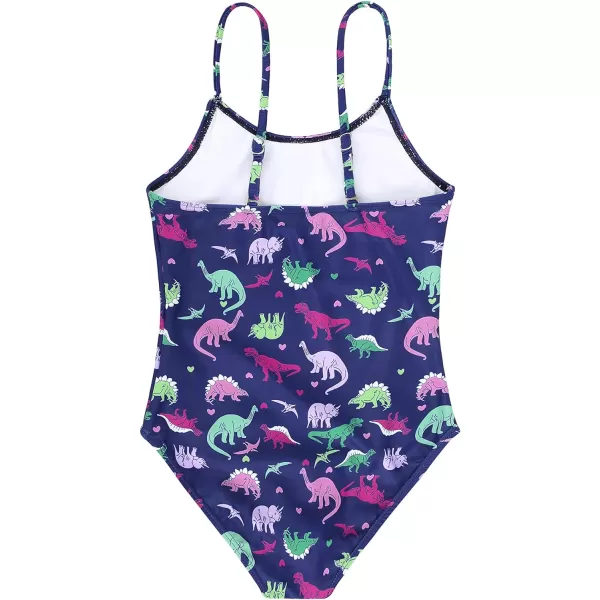 Zando Girls One Piece Bathing Suits Toddler Kids Swimsuits Mermaid Beach Swimwear for Baby Girl 2-8 Years Gifts