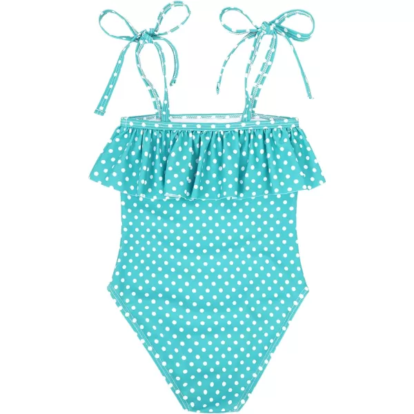 Zando Girls One Piece Bathing Suits Toddler Kids Swimsuits Mermaid Beach Swimwear for Baby Girl 2-8 Years Gifts