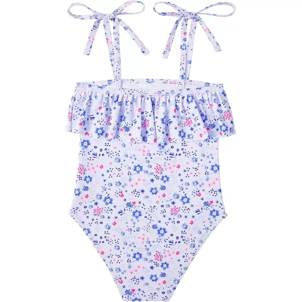 Zando Girls One Piece Bathing Suits Toddler Kids Swimsuits Mermaid Beach Swimwear for Baby Girl 2-8 Years Gifts