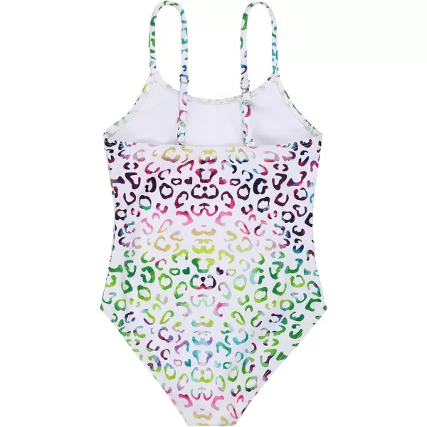Zando Girls One Piece Bathing Suits Toddler Kids Swimsuits Mermaid Beach Swimwear for Baby Girl 2-8 Years Gifts