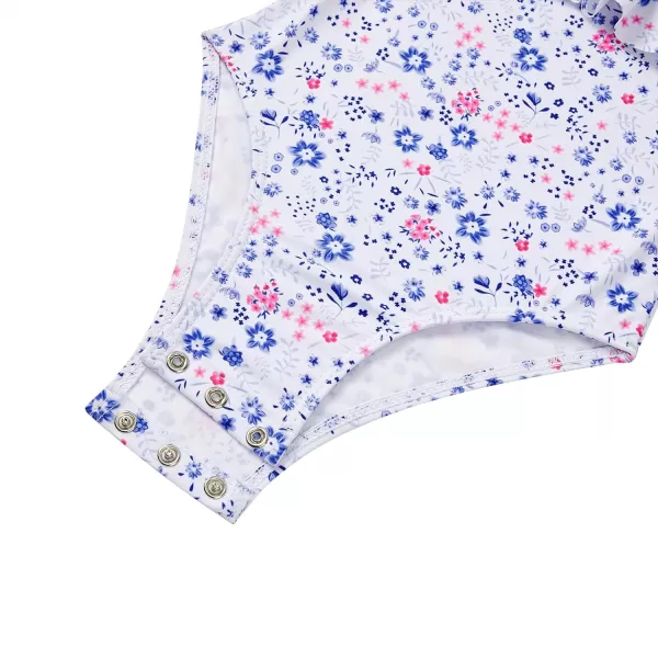 Zando Girls One Piece Bathing Suits Toddler Kids Swimsuits Mermaid Beach Swimwear for Baby Girl 2-8 Years Gifts)