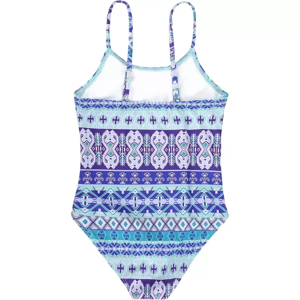 Zando Girls One Piece Bathing Suits Toddler Kids Swimsuits Mermaid Beach Swimwear for Baby Girl 2-8 Years Gifts