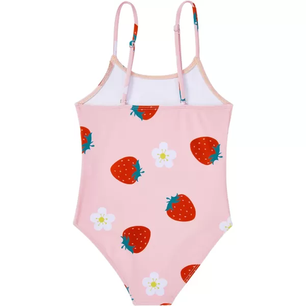 Zando Girls One Piece Bathing Suits Toddler Kids Swimsuits Mermaid Beach Swimwear for Baby Girl 2-8 Years Gifts)