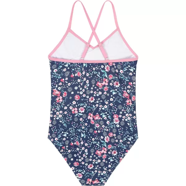 Zando Girl's One Piece Swimsuit Ruffle Bathing Suits for Little Girls UPF 50+ Baby Girls One-Piece Swimwear 2-10 Years
