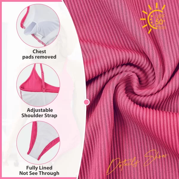 Zando Maternity Swimsuit One Piece Maternity Bathing Suits for Women Button Cross Straps Stretch Pleats Pregnancy Swimwear