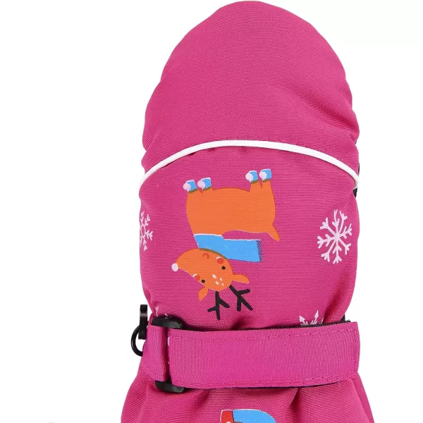 Zando Toddler Mittens Waterproof Snow Gloves Lined Kids Glove Baby Mittens Winter Warm Fleece Gloves