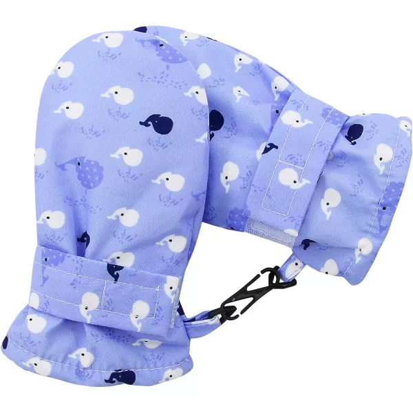 Zando Toddler Mittens Waterproof Snow Gloves Lined Kids Glove Baby Mittens Winter Warm Fleece Gloves