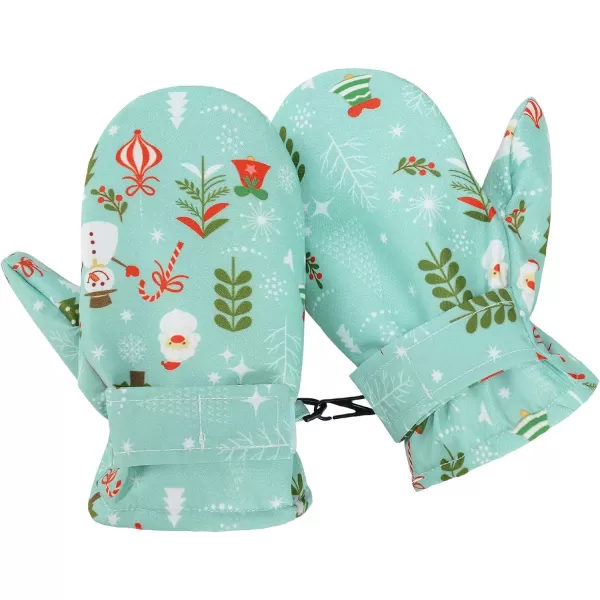 Zando Toddler Mittens Waterproof Snow Gloves Lined Kids Glove Baby Mittens Winter Warm Fleece Gloves