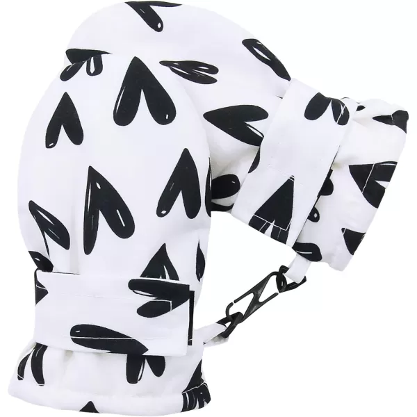 Zando Toddler Mittens Waterproof Snow Gloves Lined Kids Glove Baby Mittens Winter Warm Fleece Gloves