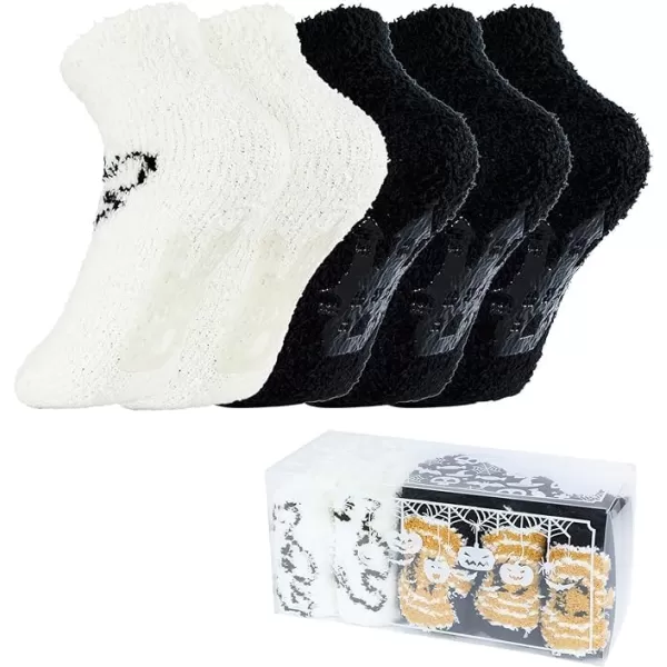 Zando Womens Fuzzy Socks with Grips Athletic Grip Socks Warm Slipper Socks Non Slip Cozy Socks Soft Thick Fluffy Socks
