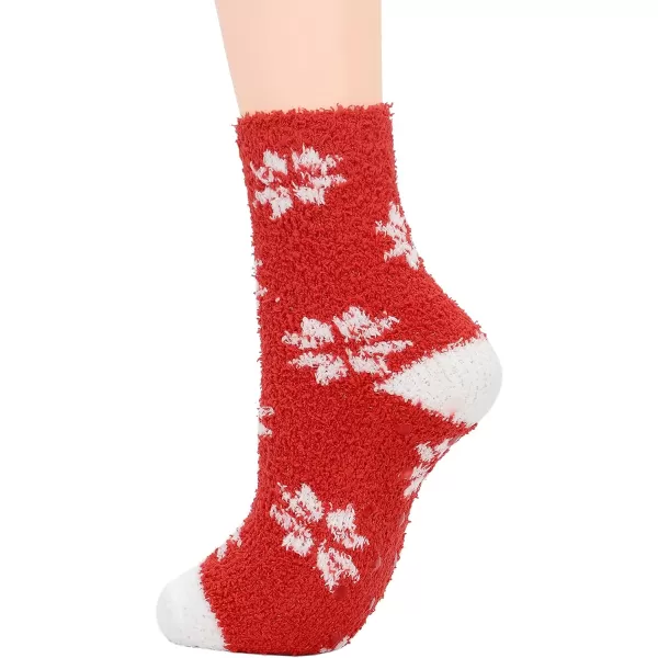 Zando Womens Fuzzy Socks with Grips Athletic Grip Socks Warm Slipper Socks Non Slip Cozy Socks Soft Thick Fluffy Socks