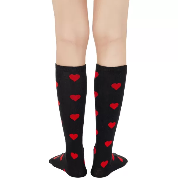 Zando Women's Tall Knee High Socks Extra Long Athletic Socks Outdoor Long Socks Stripes Casual Tube Socks Knee Socks