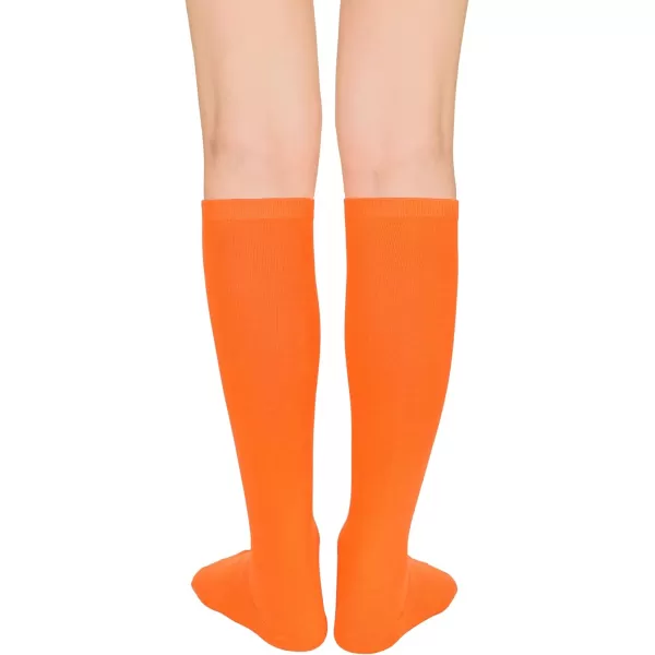 Zando Women's Tall Knee High Socks Extra Long Athletic Socks Outdoor Long Socks Stripes Casual Tube Socks Knee Socks