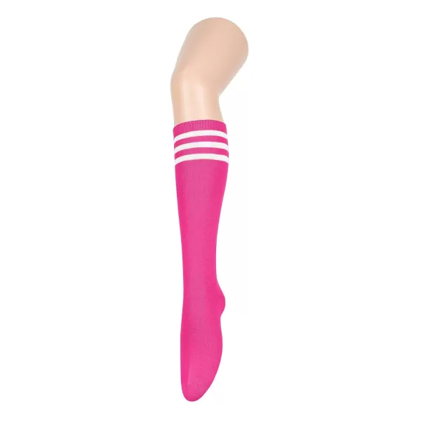 Zando Women's Tall Knee High Socks Extra Long Athletic Socks Outdoor Long Socks Stripes Casual Tube Socks Knee Socks