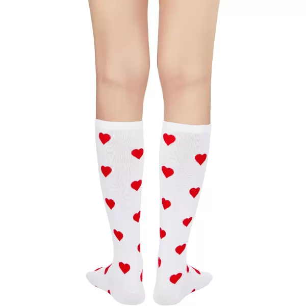 Zando Women's Tall Knee High Socks Extra Long Athletic Socks Outdoor Long Socks Stripes Casual Tube Socks Knee Socks