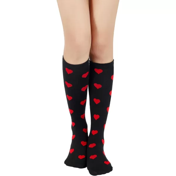 Zando Women's Tall Knee High Socks Extra Long Athletic Socks Outdoor Long Socks Stripes Casual Tube Socks Knee Socks