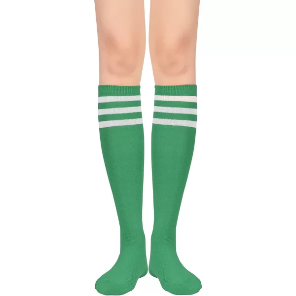 Zando Women's Tall Knee High Socks Extra Long Athletic Socks Outdoor Long Socks Stripes Casual Tube Socks Knee Socks