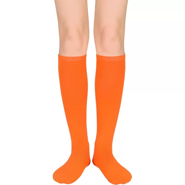 Zando Women's Tall Knee High Socks Extra Long Athletic Socks Outdoor Long Socks Stripes Casual Tube Socks Knee Socks