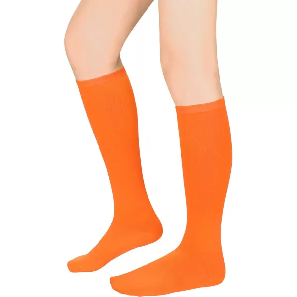 Zando Women's Tall Knee High Socks Extra Long Athletic Socks Outdoor Long Socks Stripes Casual Tube Socks Knee Socks