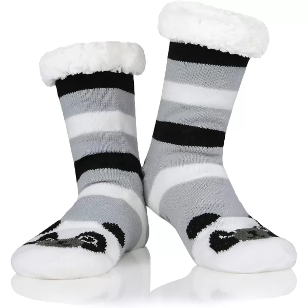 Zando Womens Warm Fuzzy Slipper Socks Fluffy Sherpa Fleece Socks Cozy Non Slip Plush Fleece Socks with Grippers
