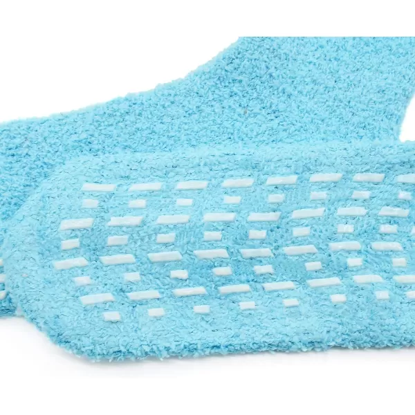 Zando Womens Warm Fuzzy Slipper Socks Fluffy Sherpa Fleece Socks Cozy Non Slip Plush Fleece Socks with Grippers
