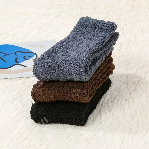 Zando Womens Warm Fuzzy Slipper Socks Fluffy Sherpa Fleece Socks Cozy Non Slip Plush Fleece Socks with Grippers