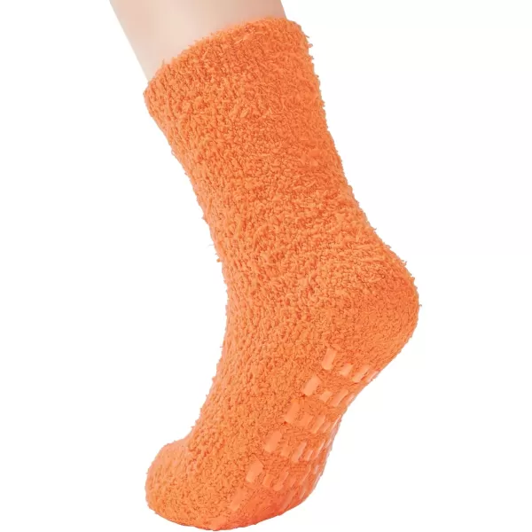 Zando Womens Warm Fuzzy Slipper Socks Fluffy Sherpa Fleece Socks Cozy Non Slip Plush Fleece Socks with Grippers