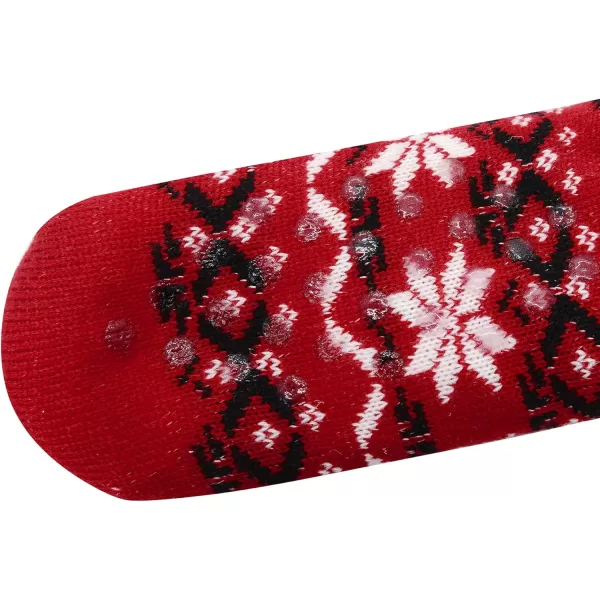 Zando Womens Warm Fuzzy Slipper Socks Fluffy Sherpa Fleece Socks Cozy Non Slip Plush Fleece Socks with Grippers