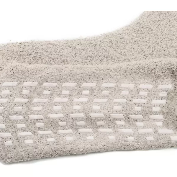 Zando Womens Warm Fuzzy Slipper Socks Fluffy Sherpa Fleece Socks Cozy Non Slip Plush Fleece Socks with Grippers