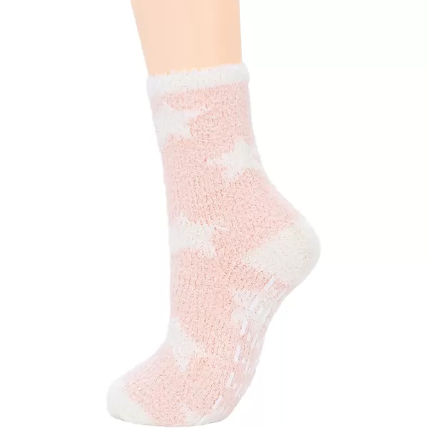Zando Womens Warm Fuzzy Slipper Socks Fluffy Sherpa Fleece Socks Cozy Non Slip Plush Fleece Socks with Grippers