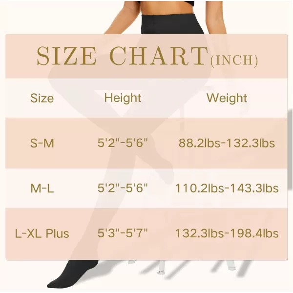 Zando Women's Winter Warm Stretchy Thermal Leggings Pants Fleece Lined Tights High Waist Soft Comfy Tights for Women