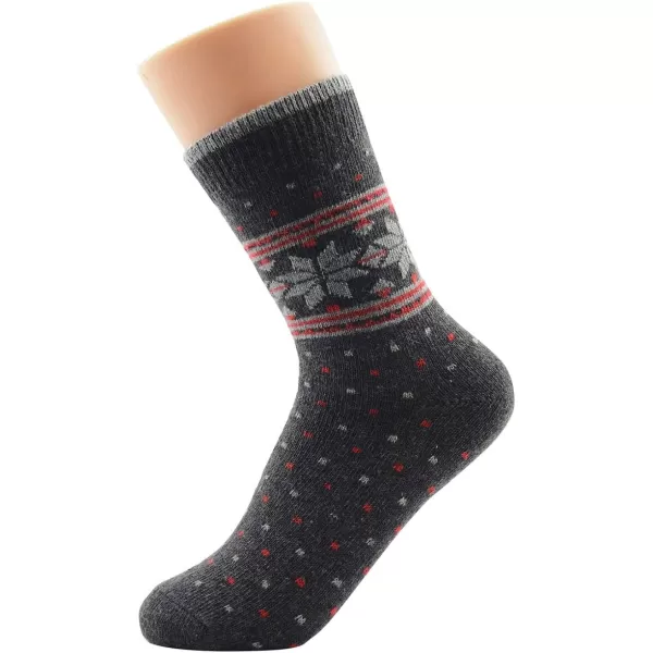Zando Womens Wool Socks Winter Athletic Socks Crew Sock Warm Hiking Merino Wool Socks Soft Thick Mid Calf