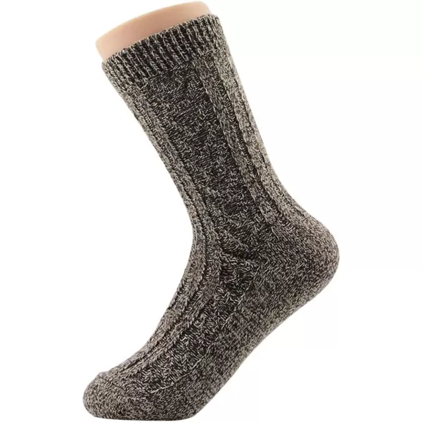 Zando Womens Wool Socks Winter Athletic Socks Crew Sock Warm Hiking Merino Wool Socks Soft Thick Mid Calf