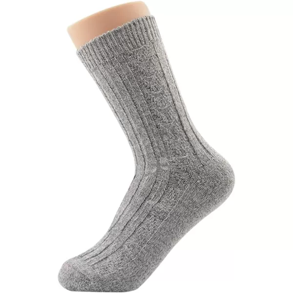 Zando Womens Wool Socks Winter Athletic Socks Crew Sock Warm Hiking Merino Wool Socks Soft Thick Mid Calf