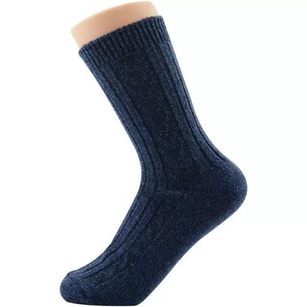Zando Womens Wool Socks Winter Athletic Socks Crew Sock Warm Hiking Merino Wool Socks Soft Thick Mid Calf