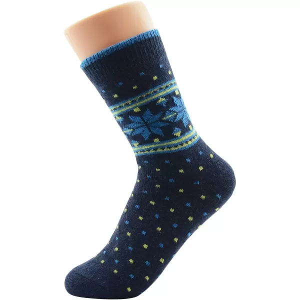 Zando Womens Wool Socks Winter Athletic Socks Crew Sock Warm Hiking Merino Wool Socks Soft Thick Mid Calf