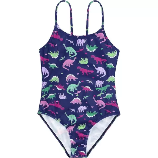 Zando Girls One Piece Bathing Suits Toddler Kids Swimsuits Mermaid Beach Swimwear for Baby Girl 2-8 Years Gifts
