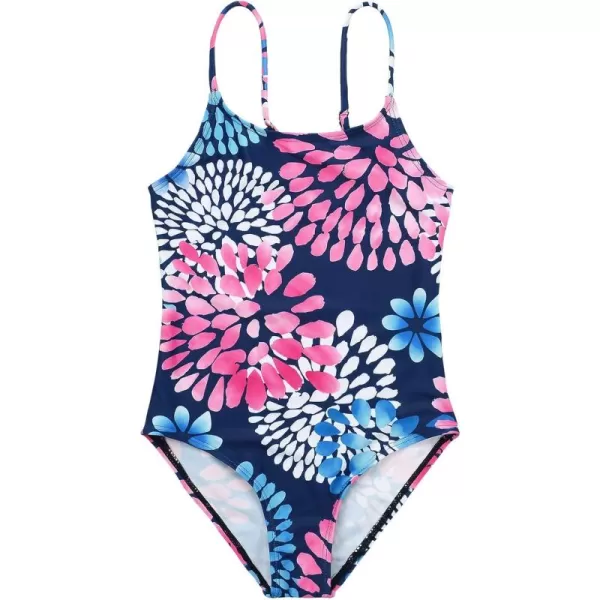 Zando Girls One Piece Bathing Suits Toddler Kids Swimsuits Mermaid Beach Swimwear for Baby Girl 2-8 Years Gifts