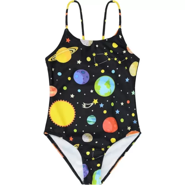 Zando Girls One Piece Bathing Suits Toddler Kids Swimsuits Mermaid Beach Swimwear for Baby Girl 2-8 Years Gifts