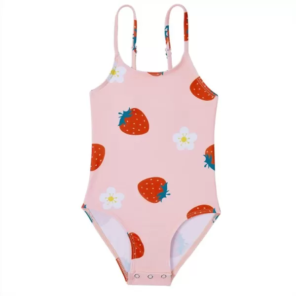 Zando Girls One Piece Bathing Suits Toddler Kids Swimsuits Mermaid Beach Swimwear for Baby Girl 2-8 Years Gifts)