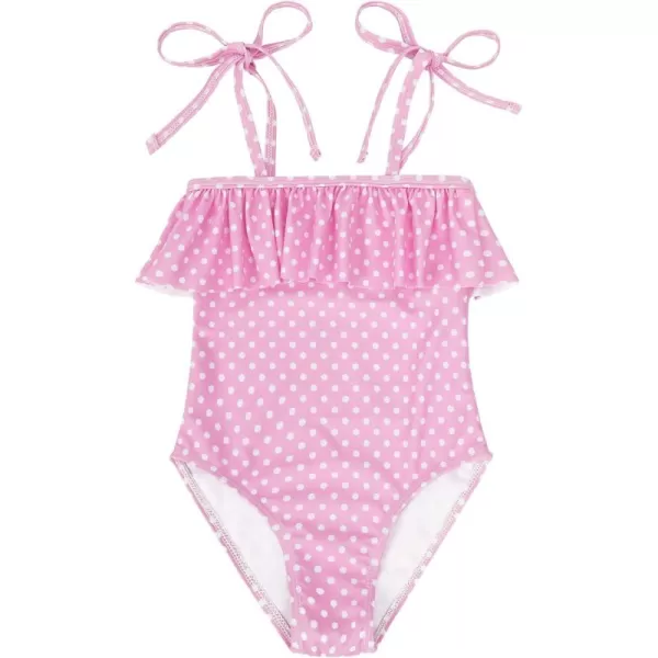 Zando Girls One Piece Bathing Suits Toddler Kids Swimsuits Mermaid Beach Swimwear for Baby Girl 2-8 Years Gifts