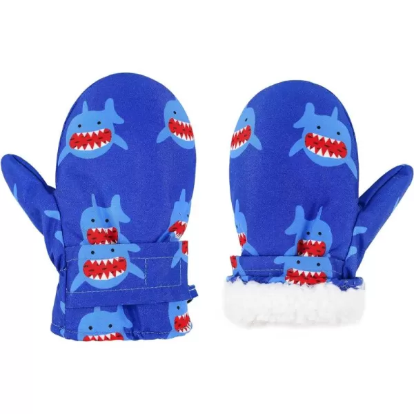 Zando Toddler Mittens Waterproof Snow Gloves Lined Kids Glove Baby Mittens Winter Warm Fleece Gloves