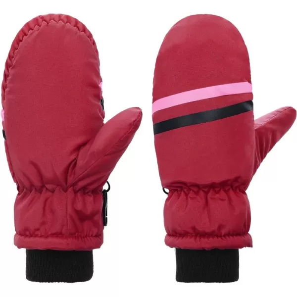 Zando Toddler Mittens Waterproof Snow Gloves Lined Kids Glove Baby Mittens Winter Warm Fleece Gloves