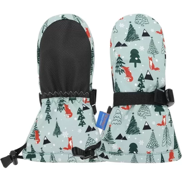 Zando Toddler Mittens for Kids Winter Mittens Waterproof Ski Mittens Girls Snow Gloves Warm Kids Mittens for Toddler Boy