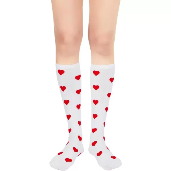 Zando Women's Tall Knee High Socks Extra Long Athletic Socks Outdoor Long Socks Stripes Casual Tube Socks Knee Socks