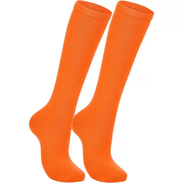 Zando Women's Tall Knee High Socks Extra Long Athletic Socks Outdoor Long Socks Stripes Casual Tube Socks Knee Socks