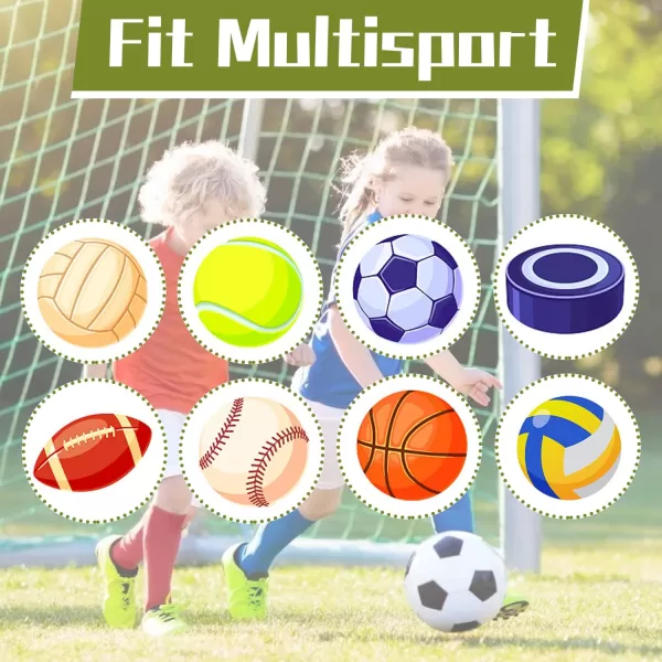 Zando 4 Pairs Kids Soccer Socks Baseball Softball Socks Youth Athletic Socks Boys Girls Knee High Socks 4-10 Years